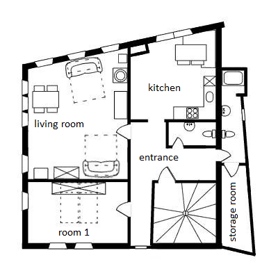 Holiday Flat Valais - Layout